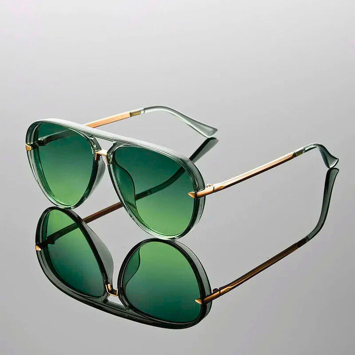 Artur | Eleganckie okulary przeciwsłoneczne aviator z gradientowymi soczewkami