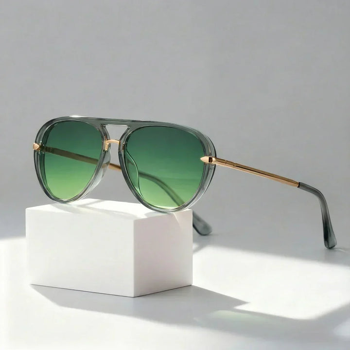Artur | Eleganckie okulary przeciwsłoneczne aviator z gradientowymi soczewkami