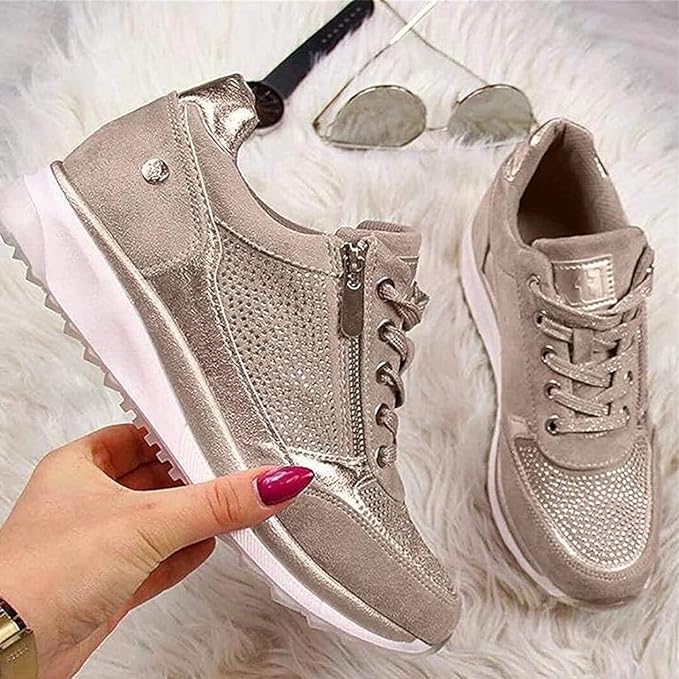 Gabri™ Sneakers z zamkiem błyskawicznym