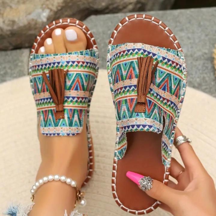 Kaliora – Boho sandały z ortopedycznym wsparciem