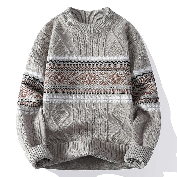 Adam | NORDISK TEKSTUROWANY SWETER ZIMOWY