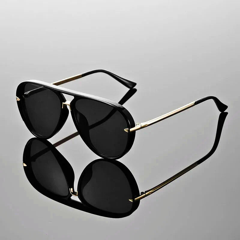 Artur | Eleganckie okulary przeciwsłoneczne aviator z gradientowymi soczewkami