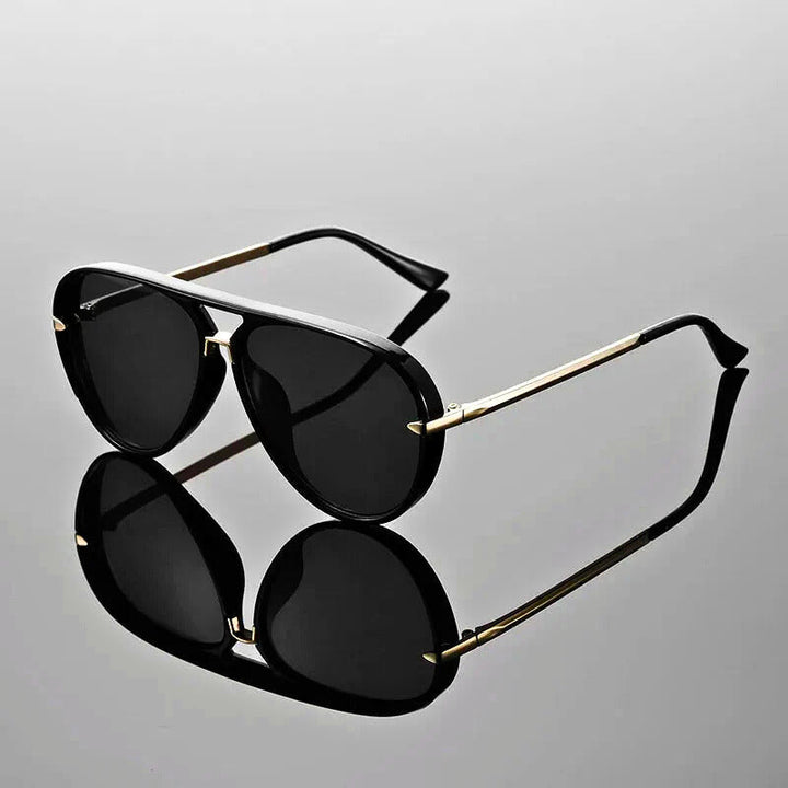 Artur | Eleganckie okulary przeciwsłoneczne aviator z gradientowymi soczewkami