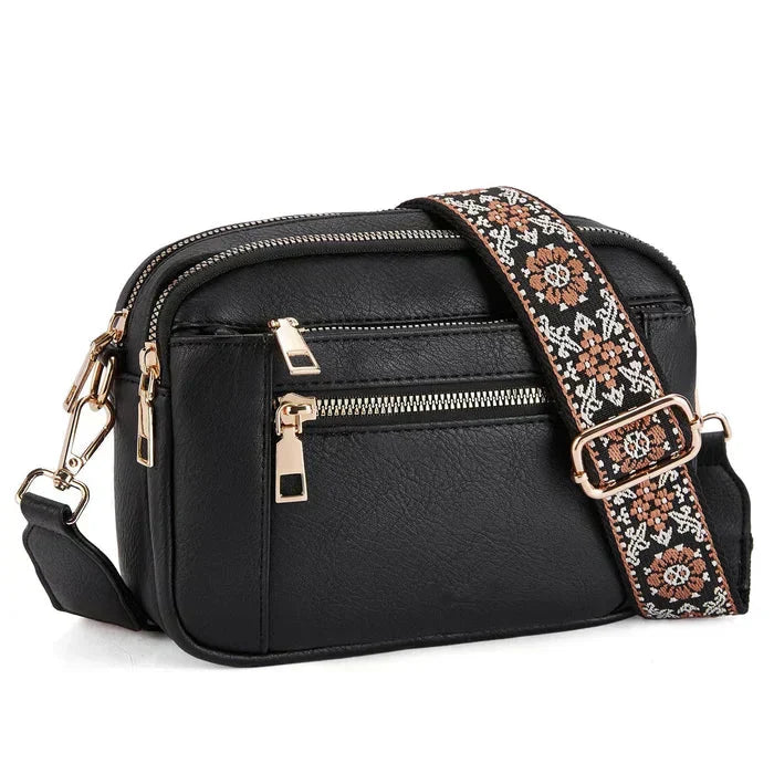 Dorota - Crossbody z kolorowymi paskami