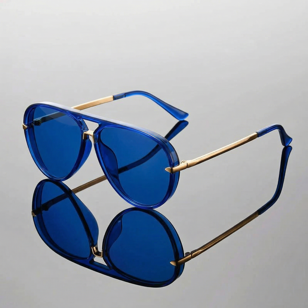 Artur | Eleganckie okulary przeciwsłoneczne aviator z gradientowymi soczewkami