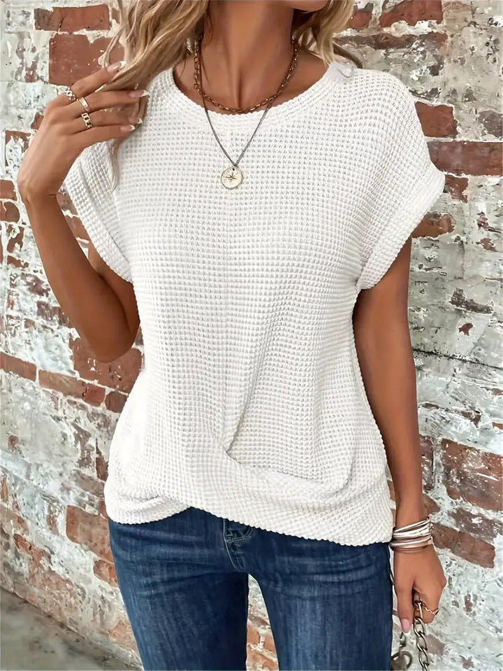 Sophie - T-shirt z okrągłym dekoltem w kształcie serca