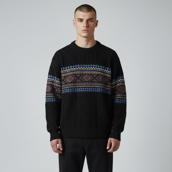 Adam | NORDISK TEKSTUROWANY SWETER ZIMOWY